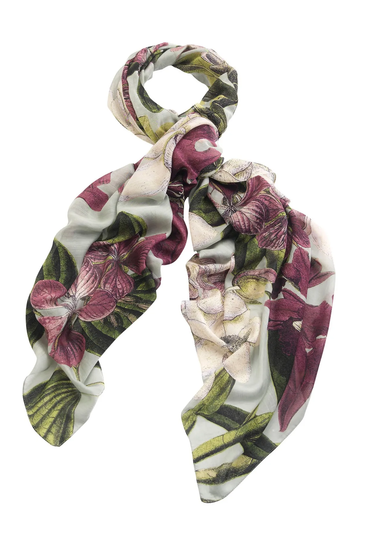 kew_protea_duck_egg_scarf_2.webp Outlet One Hundred Stars Kew Protea Duck Egg Scarf