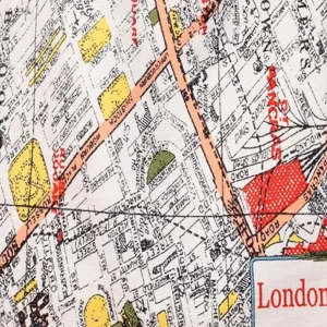 Shop One Hundred Stars London Map Scarf
