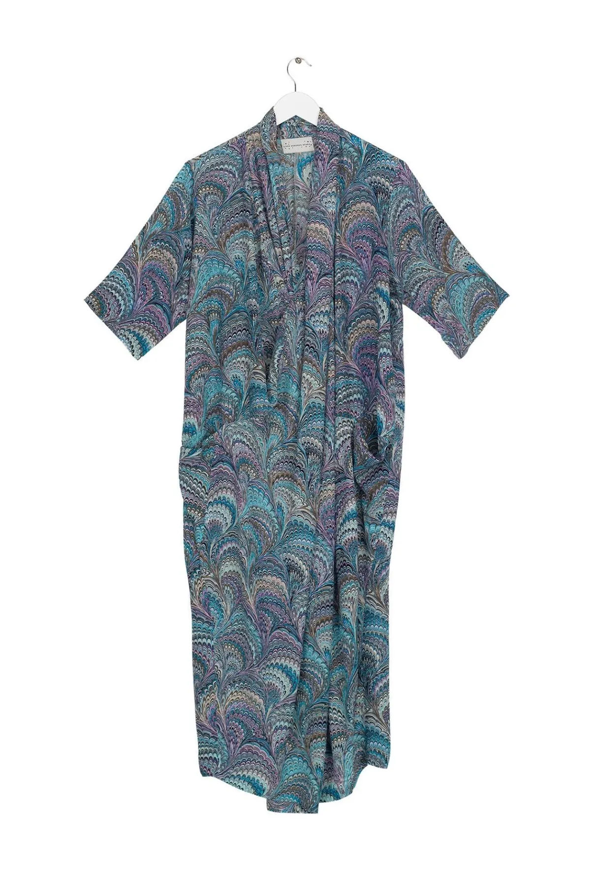 marbled_blue_rachel_dress_3.webp Best One Hundred Stars Marbled Blue Rachel Dress