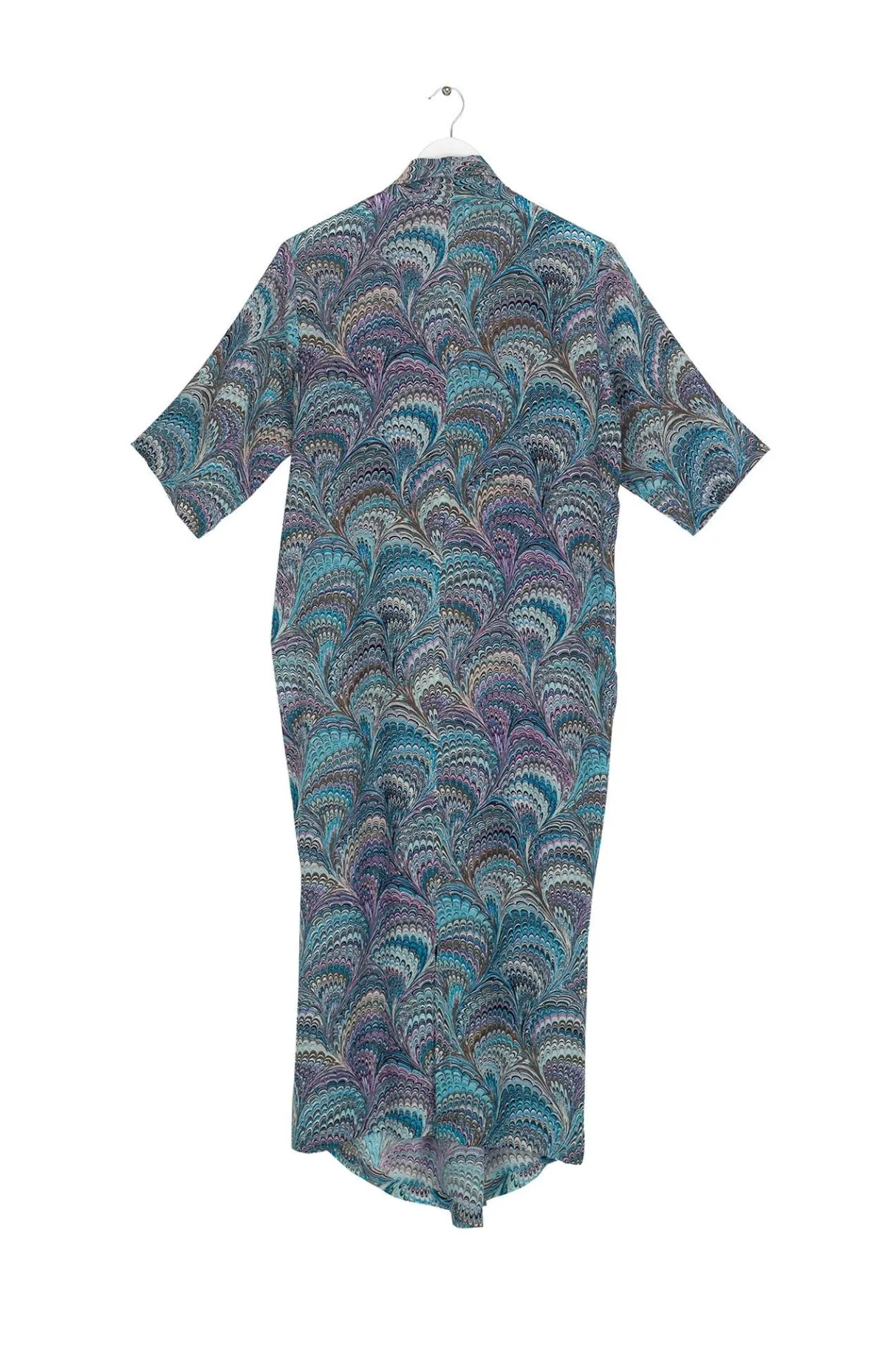 marbled_blue_rachel_dress_4.webp Best One Hundred Stars Marbled Blue Rachel Dress