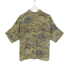 Best Sale One Hundred Stars Marbled Green Pippa Top