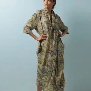 Best Sale One Hundred Stars Marbled Green Rachel Dress