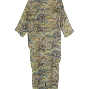 Best Sale One Hundred Stars Marbled Green Rachel Dress