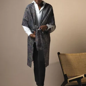Best Sale One Hundred Stars Marbled Indigo Throwover
