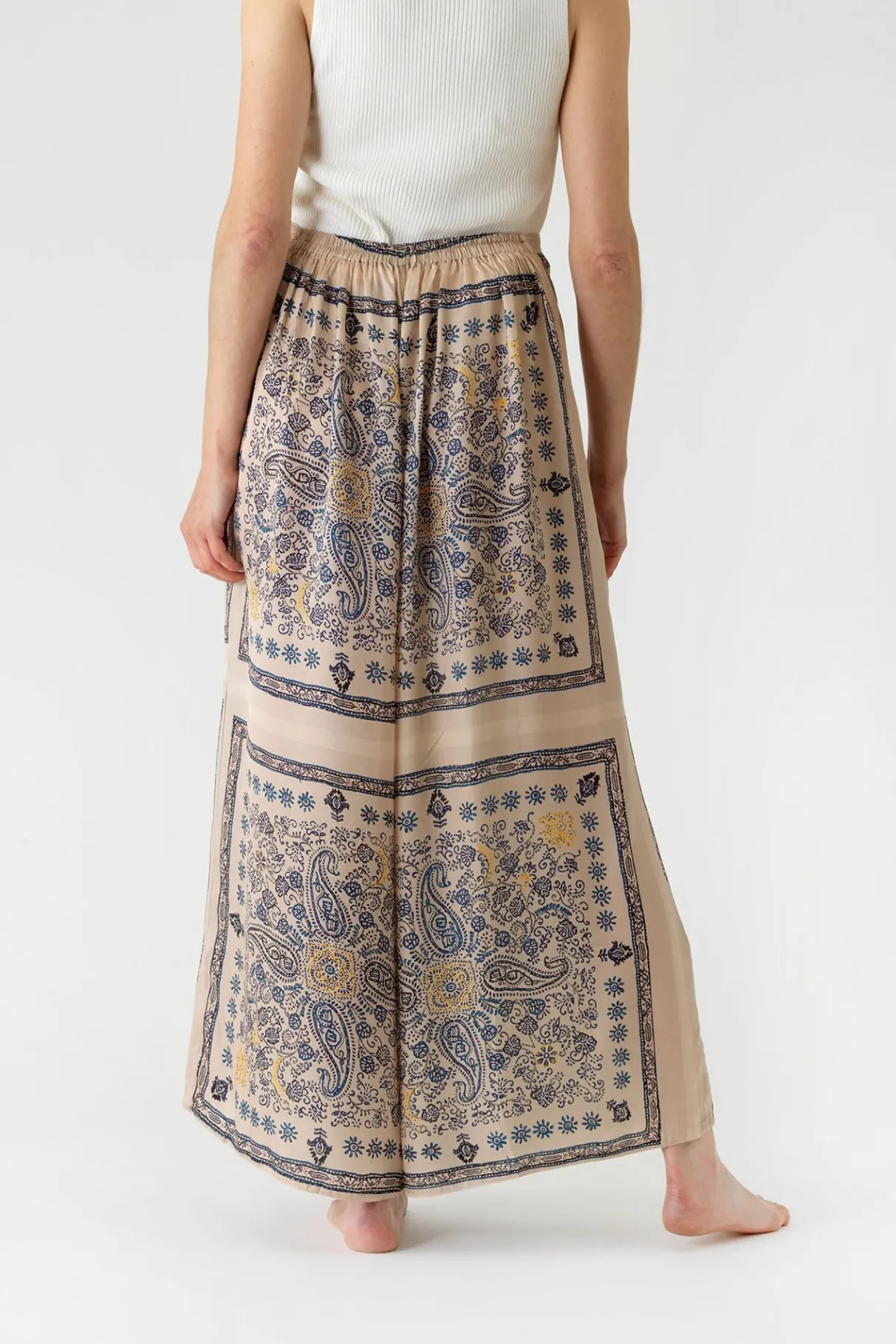 mehndi_blue_palazzo_pant_2.webp Outlet One Hundred Stars Mehndi Blue Palazzo Pant