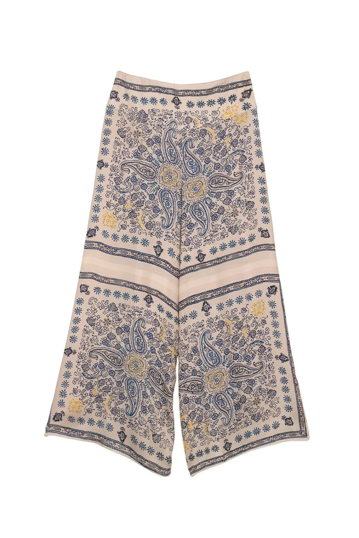 mehndi_blue_palazzo_pant_3.webp Outlet One Hundred Stars Mehndi Blue Palazzo Pant