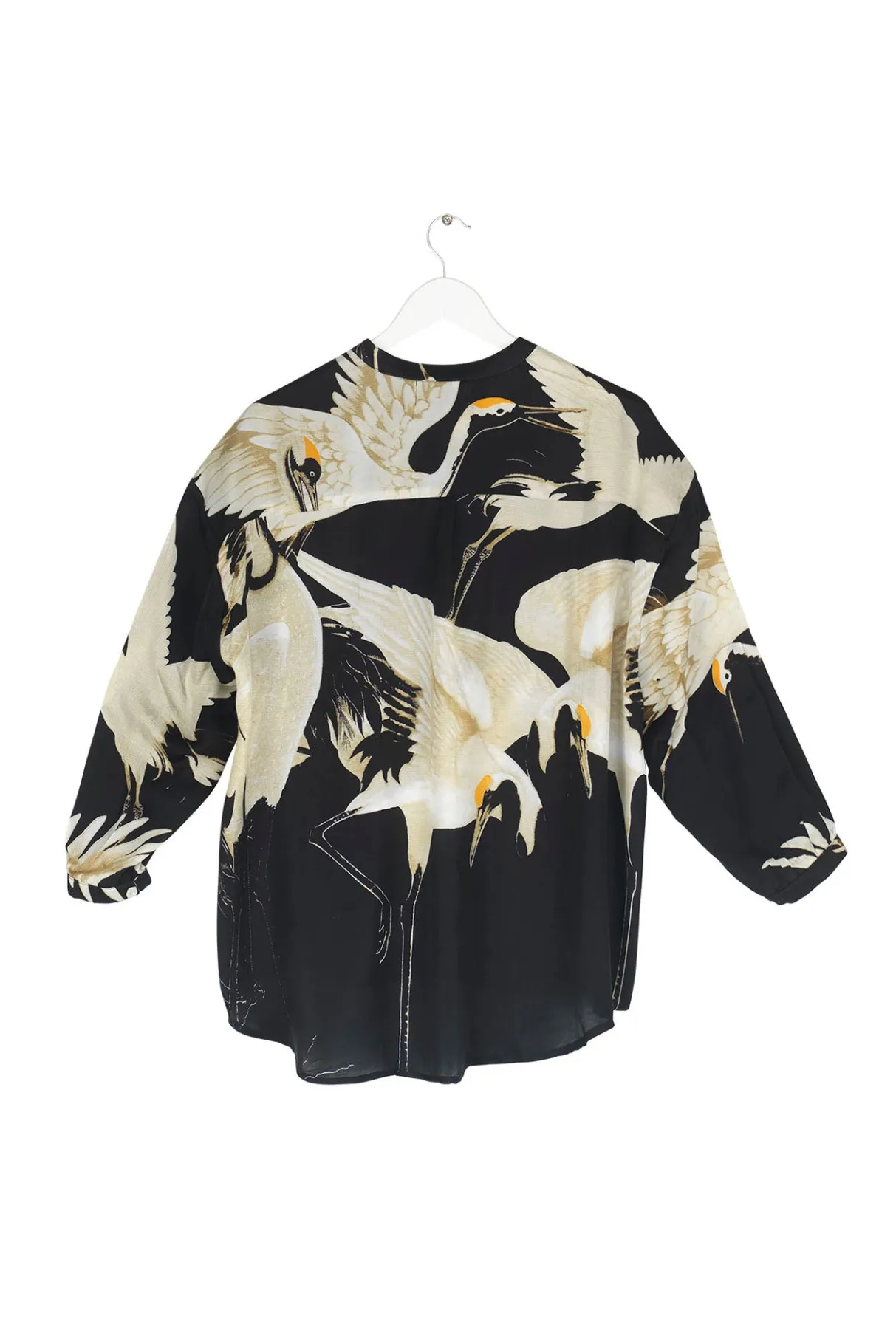 stork_black_darcy_shirt_3.webp Online One Hundred Stars Stork Black Darcy Shirt