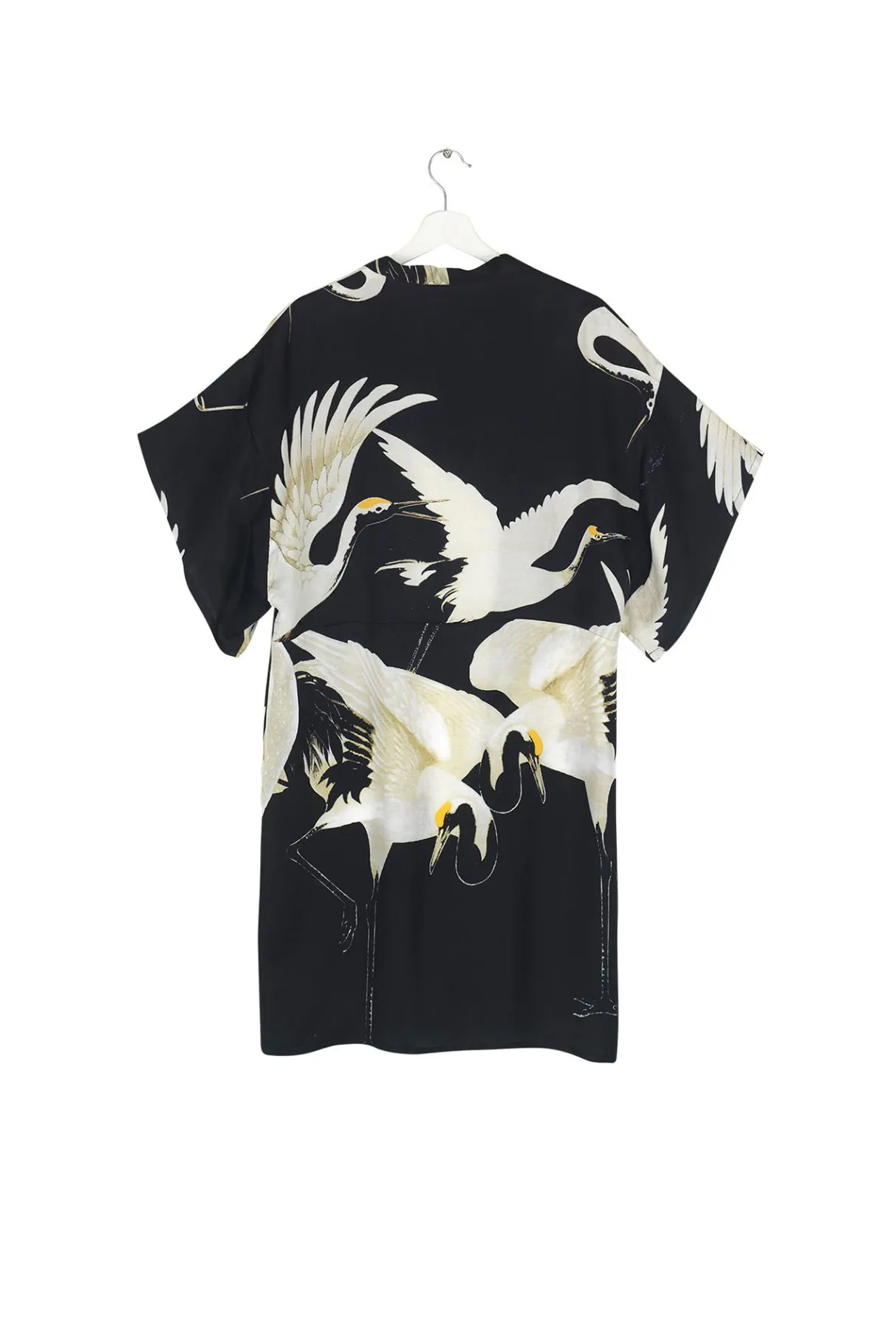 stork_black_midi_kimono_3.webp Discount One Hundred Stars Stork Black Midi Kimono