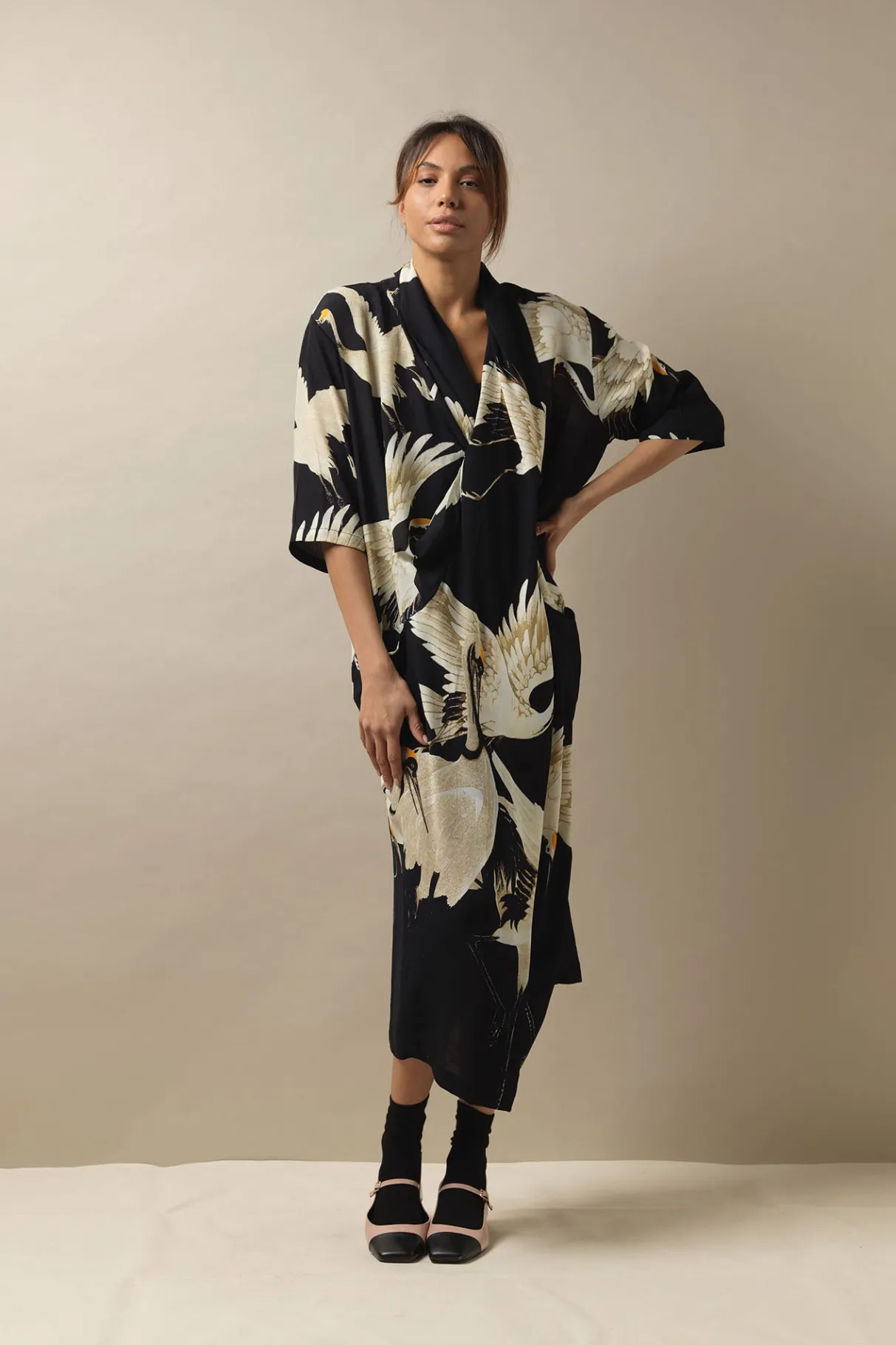 stork_black_rachel_dress_0.webp Fashion One Hundred Stars Stork Black Rachel Dress