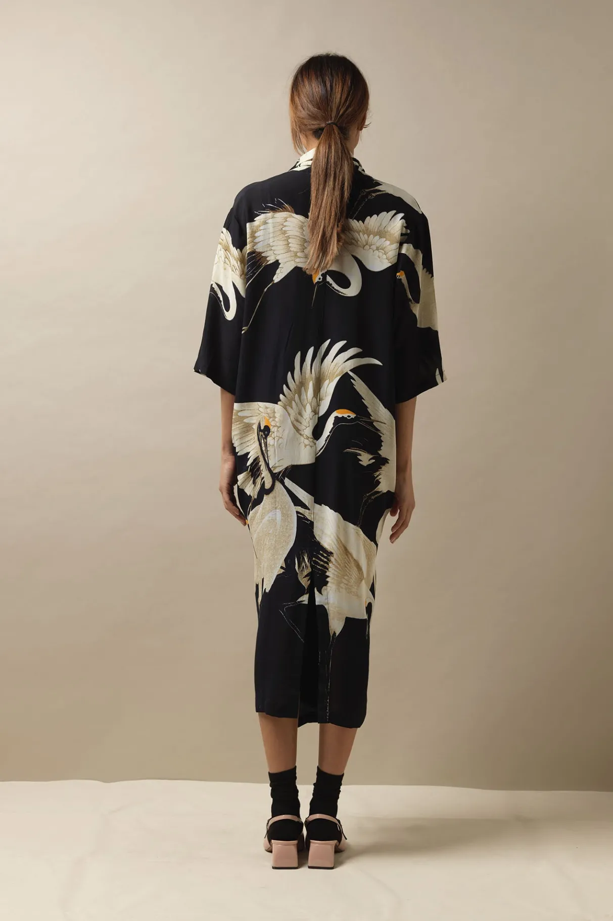 stork_black_rachel_dress_1.webp Fashion One Hundred Stars Stork Black Rachel Dress