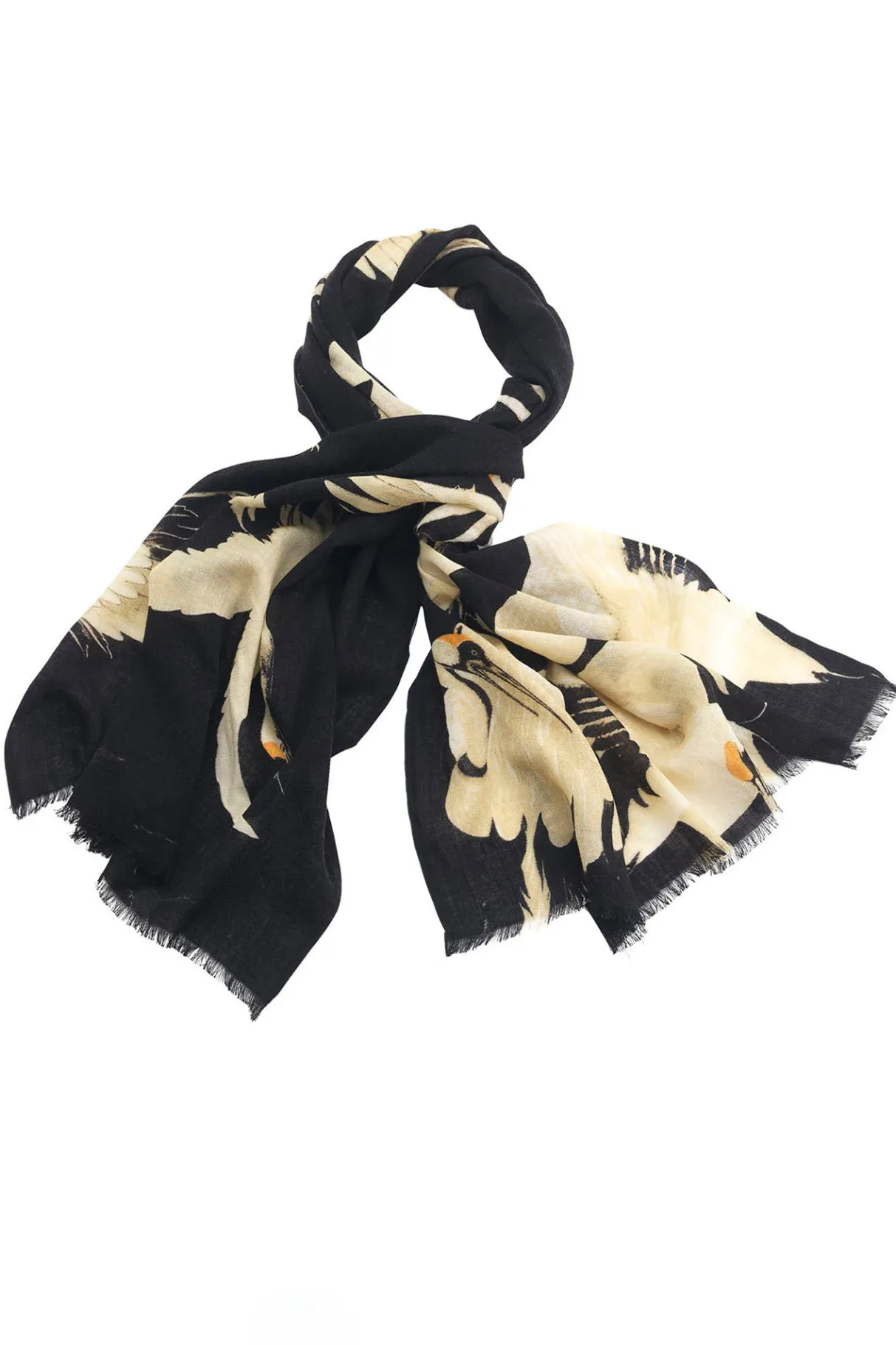 stork_black_wool_scarf_2-1.webp Cheap One Hundred Stars Stork Black Wool Scarf