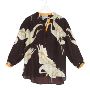 Online One Hundred Stars Stork Burgundy Darcy Shirt