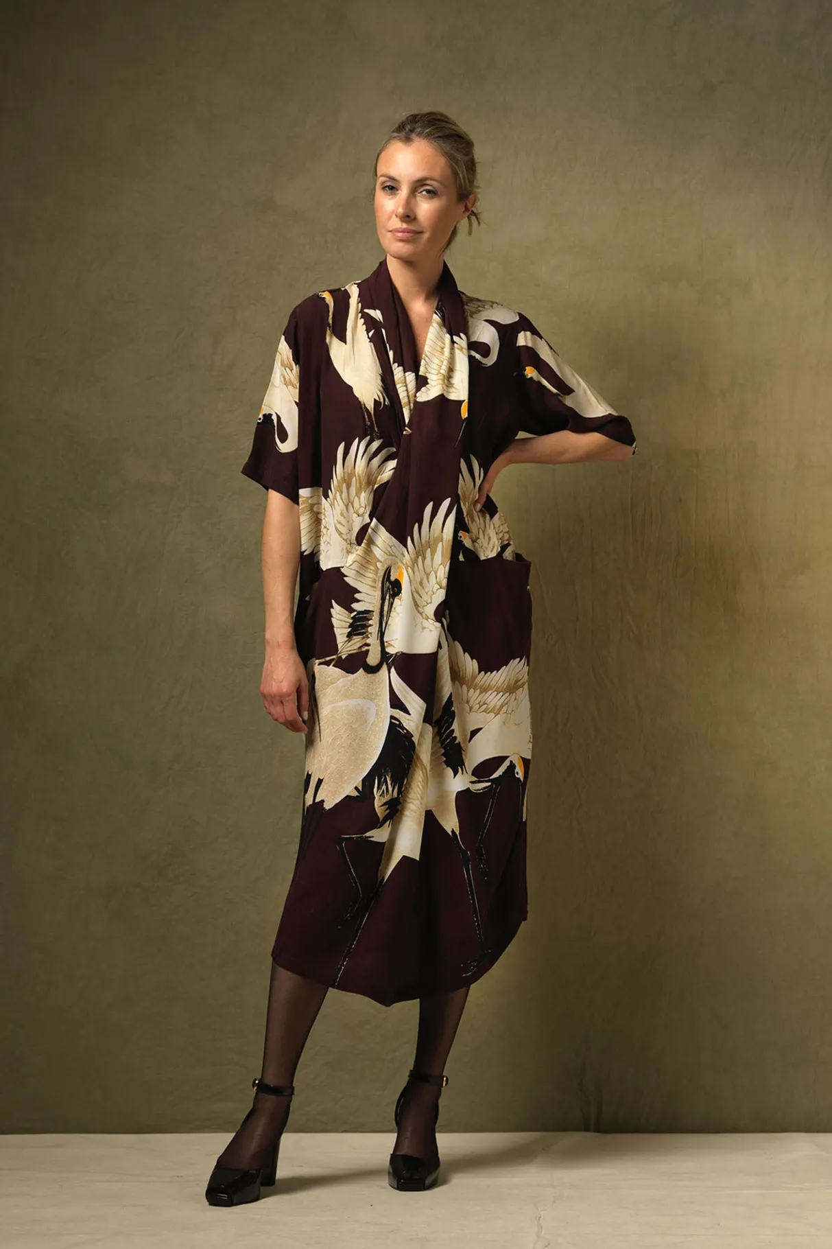 stork_burgundy_rachel_dress_0.webp Online One Hundred Stars Stork Burgundy Rachel Dress
