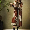 Cheap One Hundred Stars Stork Cigar Velvet Duster Coat
