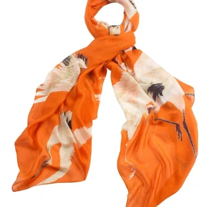 Outlet One Hundred Stars Stork Orange Scarf