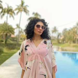 Cheap One Hundred Stars Stork Pink Margeux Kaftan