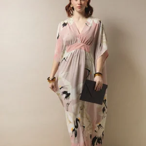 Cheap One Hundred Stars Stork Pink Margeux Kaftan