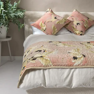 Clearance One Hundred Stars Stork Pink Velvet Throw