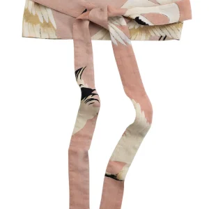 Hot One Hundred Stars Stork Plaster Pink Obi Belt