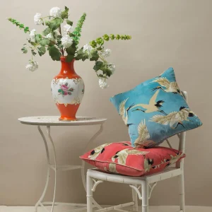 Fashion One Hundred Stars Stork Sky Square Velvet Cushion