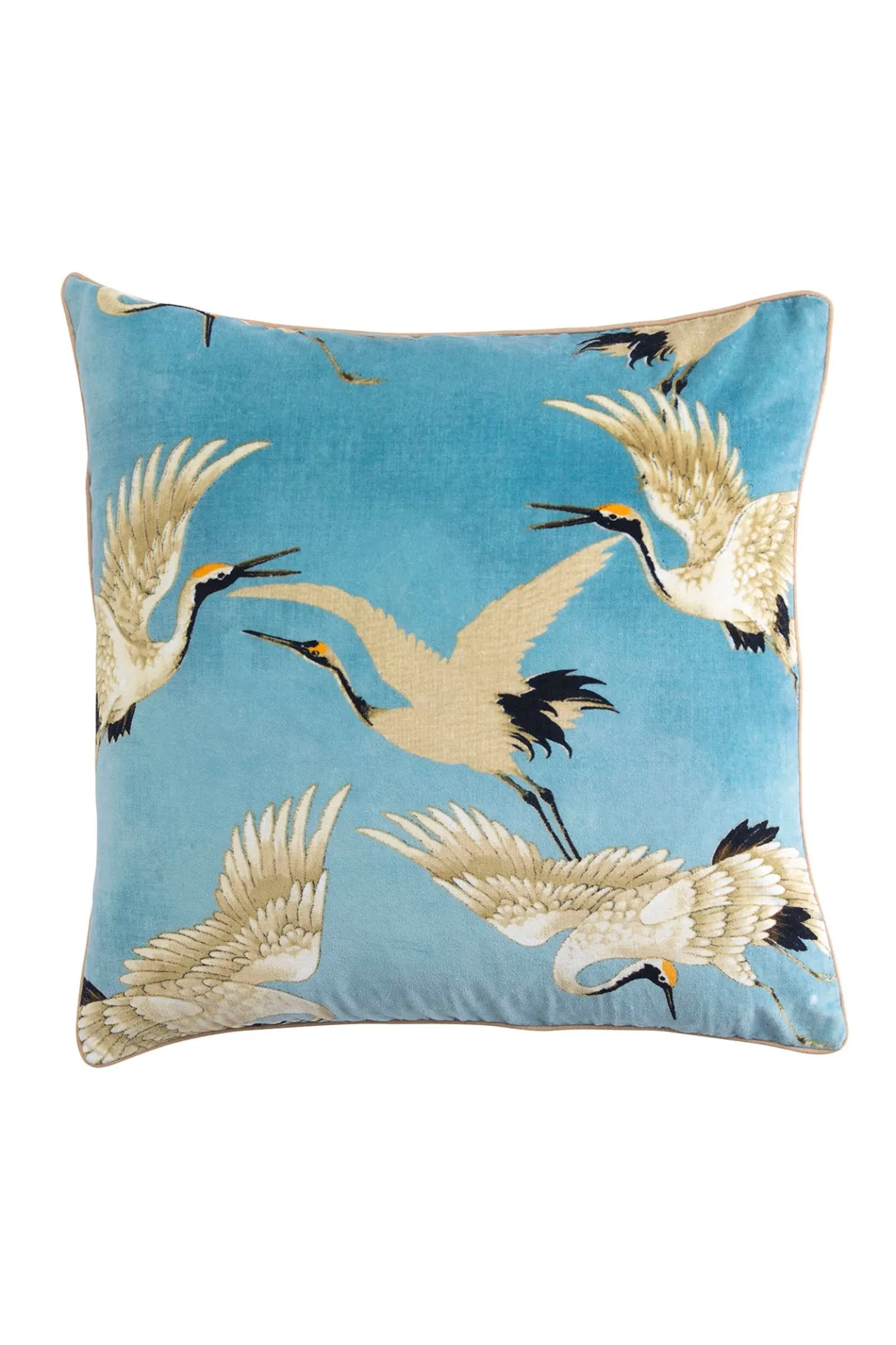 stork_sky_square_velvet_cushion_1.webp Fashion One Hundred Stars Stork Sky Square Velvet Cushion