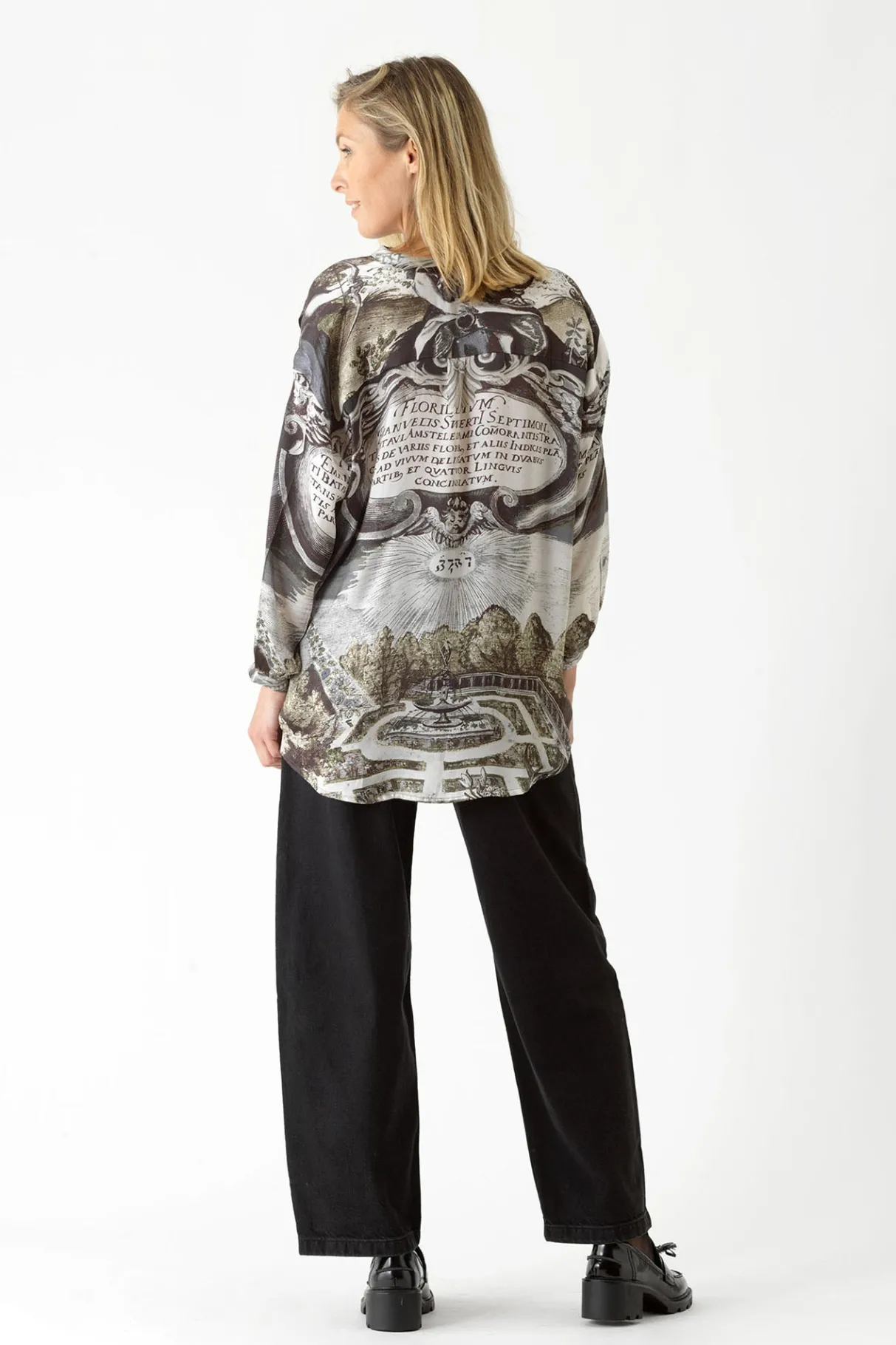 sunburst_grey_darcy_shirt_3.webp Best Sale One Hundred Stars Sunburst Grey Darcy Shirt