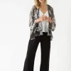 Outlet One Hundred Stars Sunburst Grey Kimono