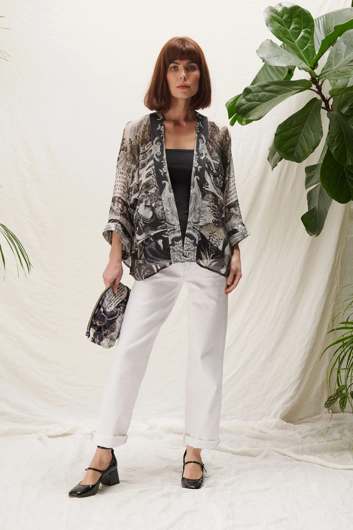 sunburst_grey_kimono_2.webp Outlet One Hundred Stars Sunburst Grey Kimono