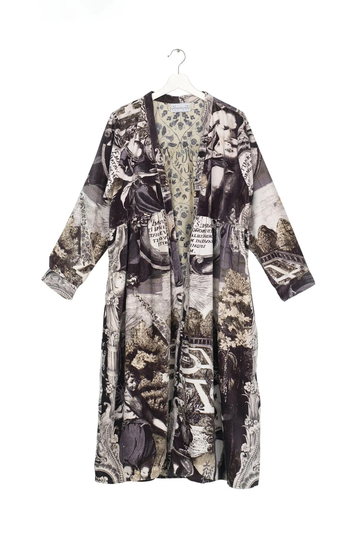 sunburst_grey_velvet_duster_2.webp Flash Sale One Hundred Stars Sunburst Grey Velvet Duster