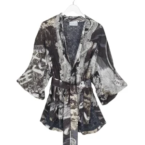 Cheap One Hundred Stars Sunburst Grey Wrap Jacket