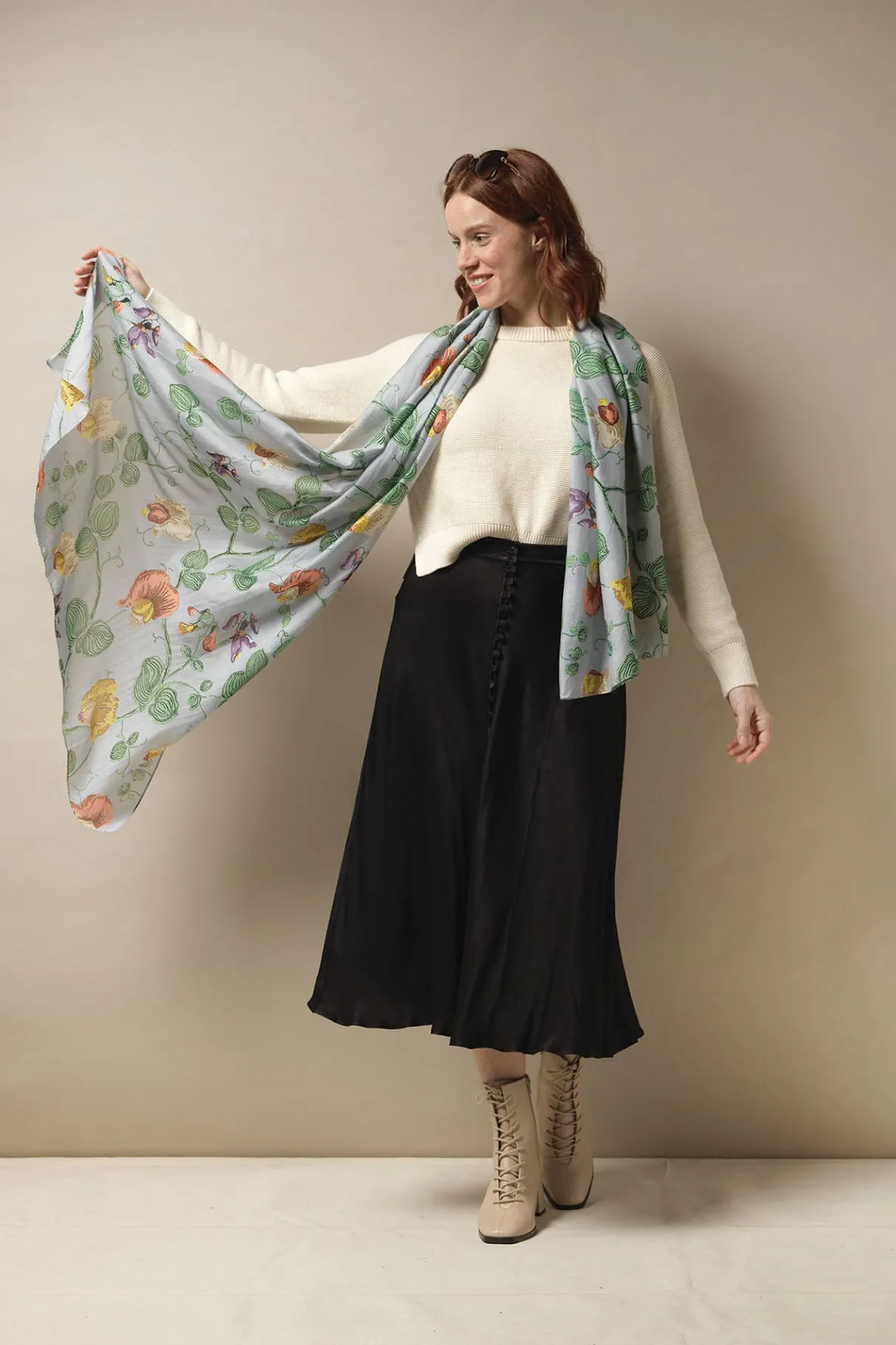 sweet_pea_scarf_0.webp Shop One Hundred Stars Sweet Pea Scarf