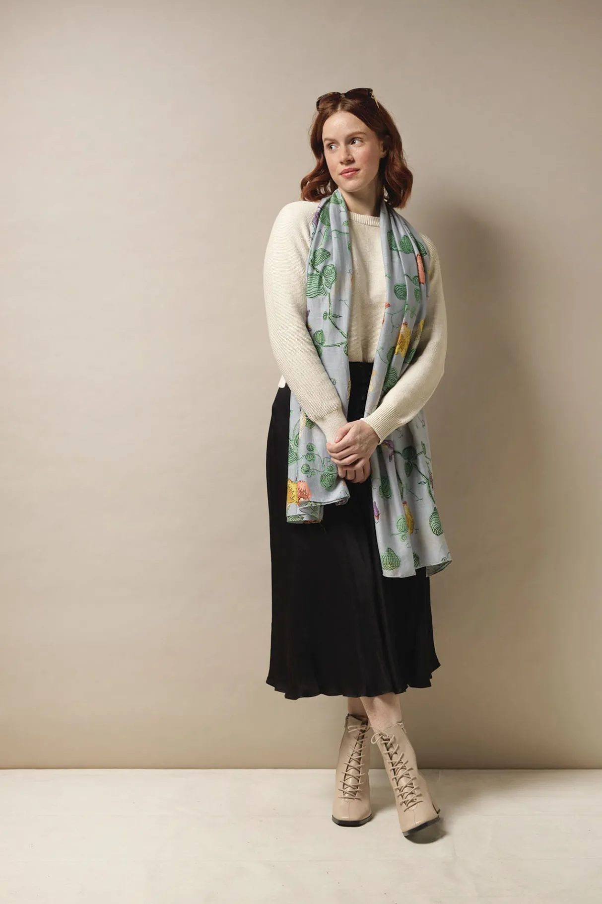 sweet_pea_scarf_1.webp Shop One Hundred Stars Sweet Pea Scarf