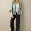 Best Sale One Hundred Stars Tapestry Sea Kimono