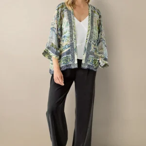 Best Sale One Hundred Stars Tapestry Sea Kimono