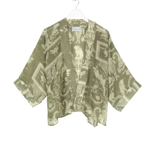 Discount One Hundred Stars Vintage Damask Sage Kimono