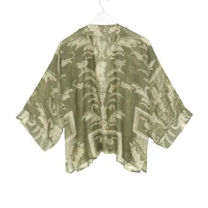 Discount One Hundred Stars Vintage Damask Sage Kimono
