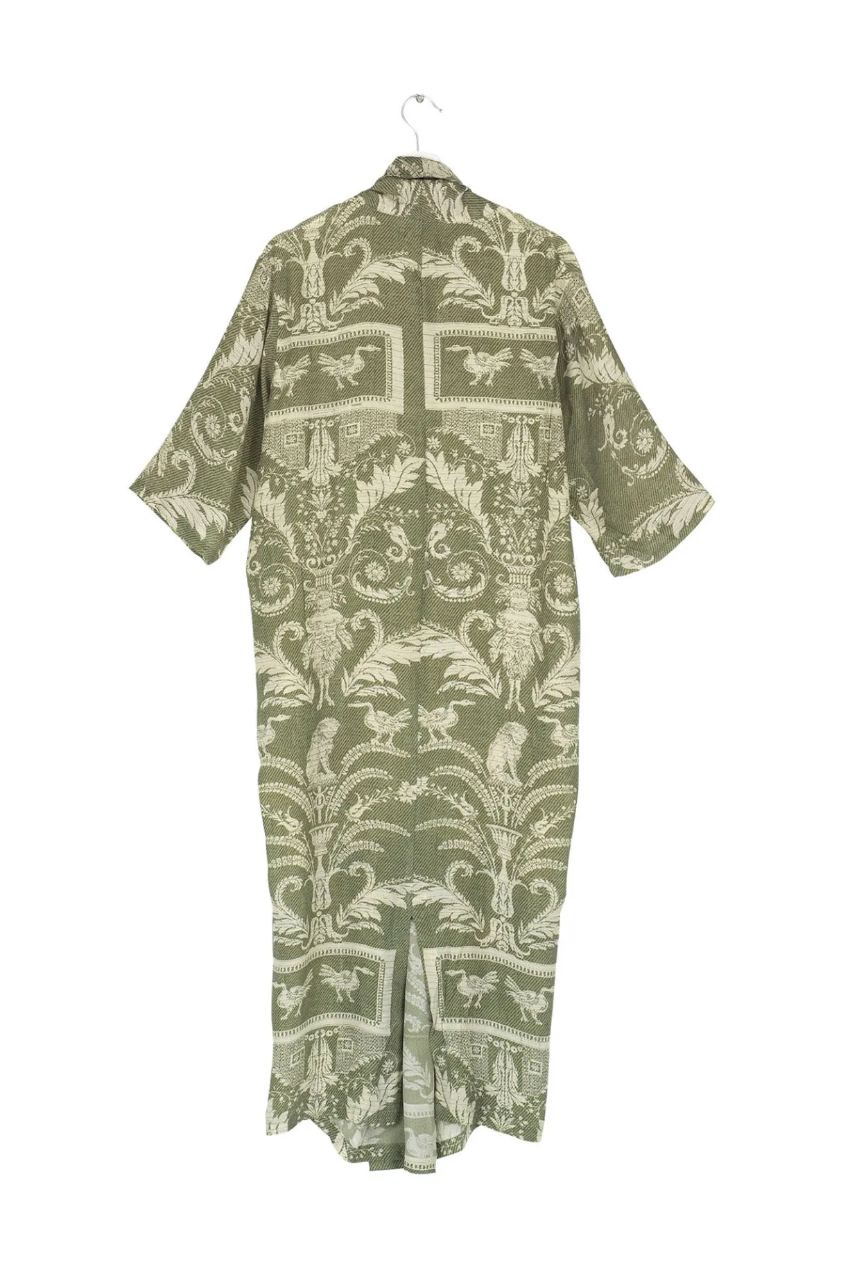 vintage_damask_sage_rachel_dress_3.webp Sale One Hundred Stars Vintage Damask Sage Rachel Dress